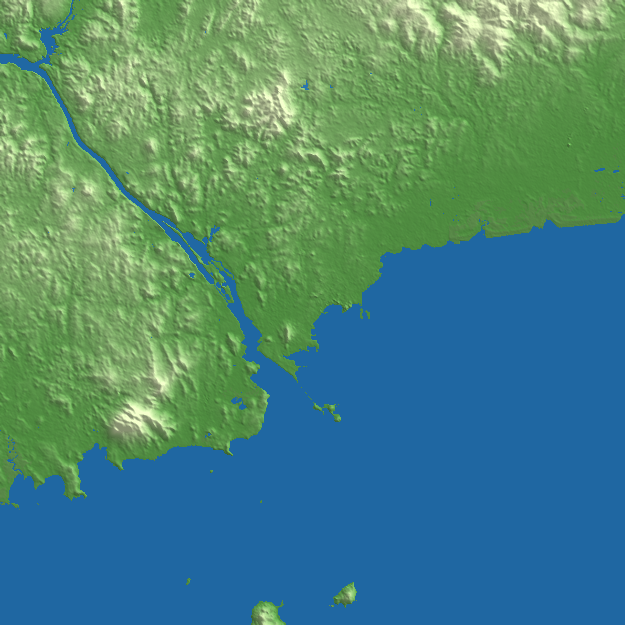 Panama City terrain preview