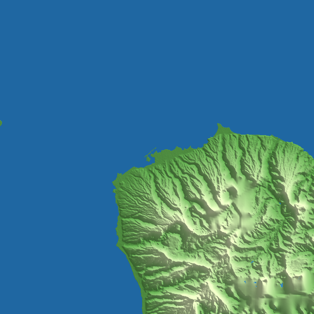 Papeete terrain preview