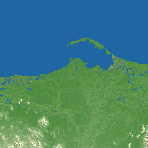 Pattani terrain preview