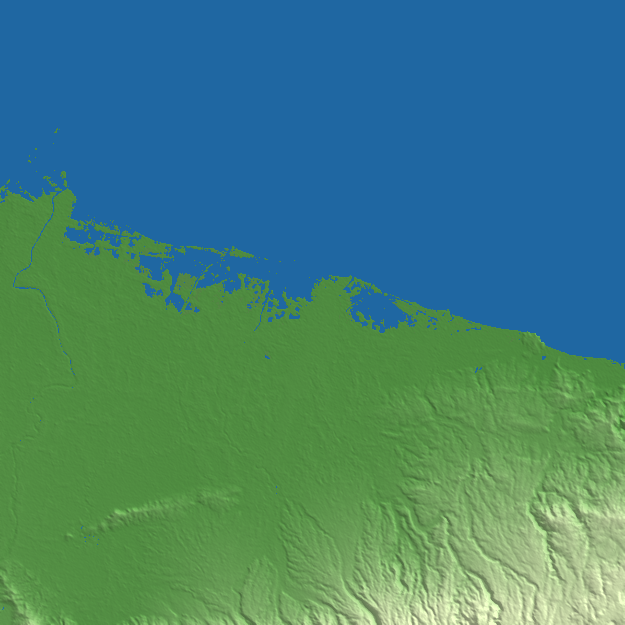 Pekalongan terrain preview