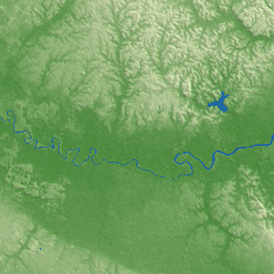 Pekanbaru terrain preview