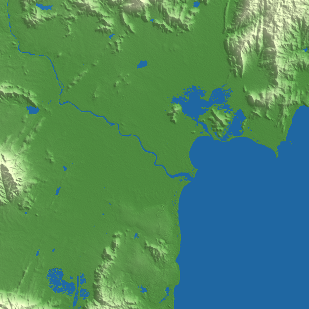 Phan Rang–Tháp Chàm terrain preview