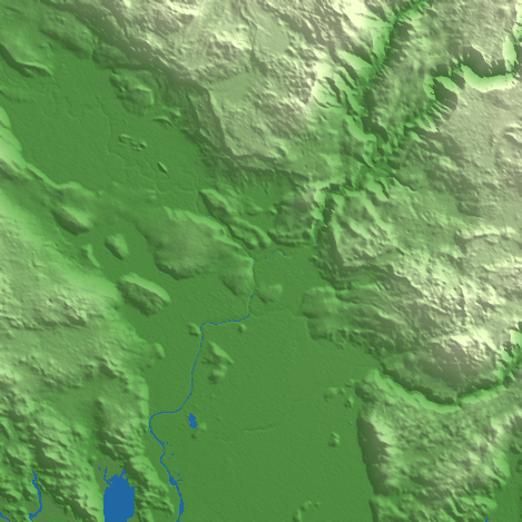 Podgorica terrain preview