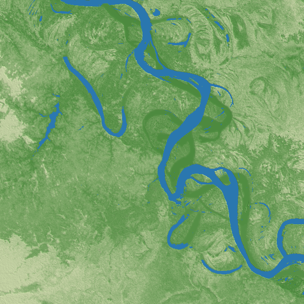 Pucallpa terrain preview