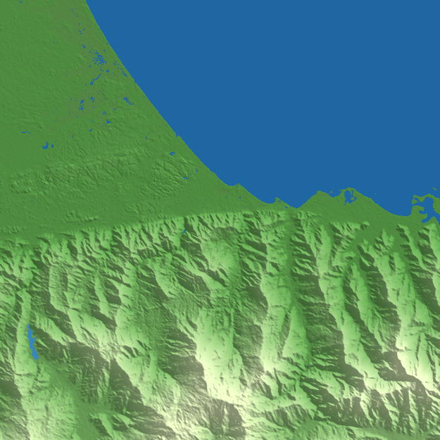 Puerto Cabello terrain preview