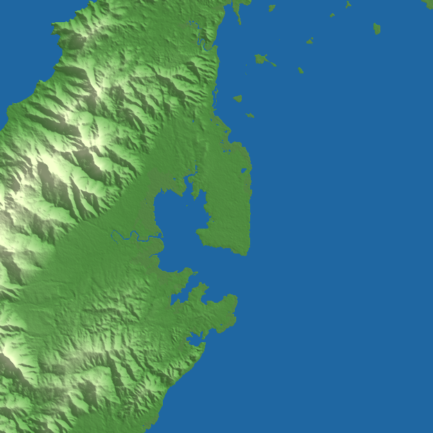Puerto Princesa terrain preview