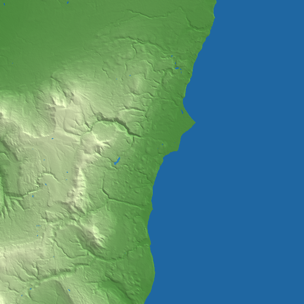 Punta Arenas terrain preview