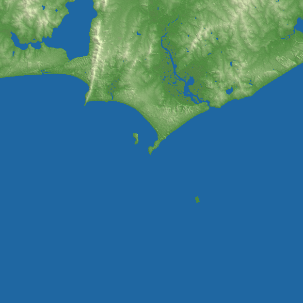 Punta del Este terrain preview