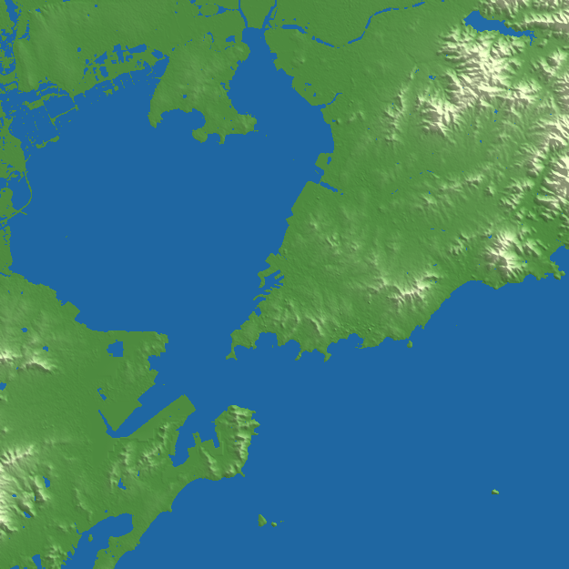 Qingdao terrain preview