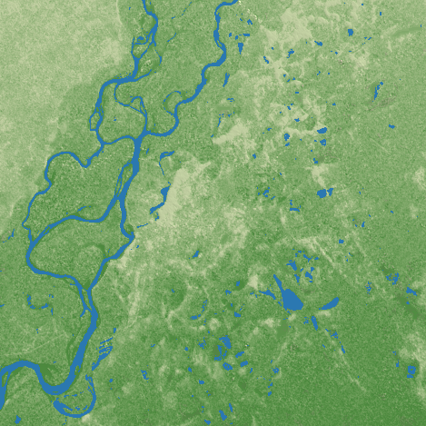Qiqihar terrain preview