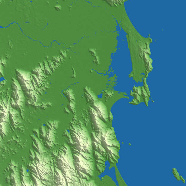 Qui Nhơn terrain preview