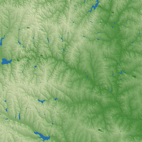 Raleigh terrain preview