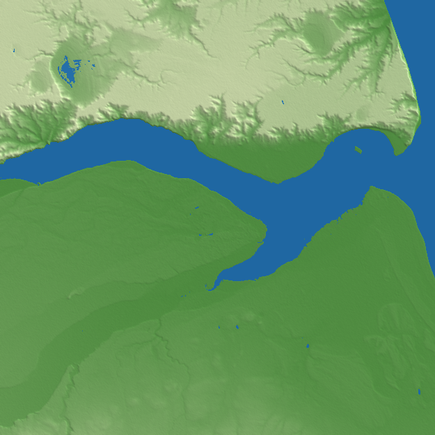 Río Gallegos terrain preview