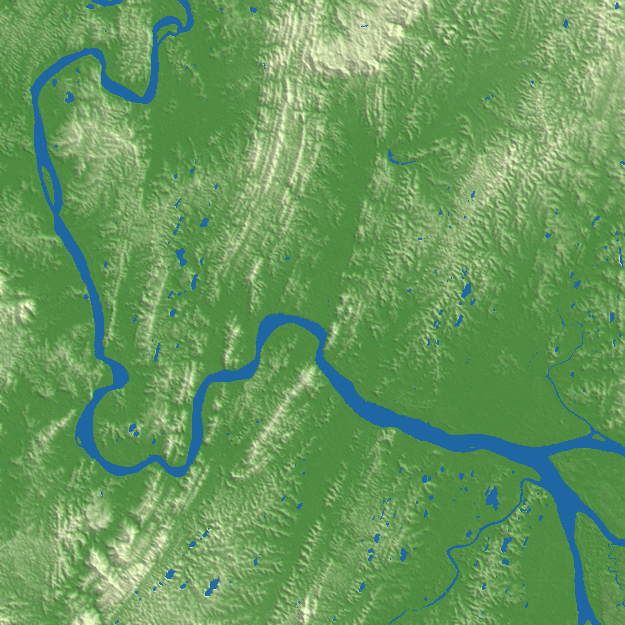 Samarinda terrain preview
