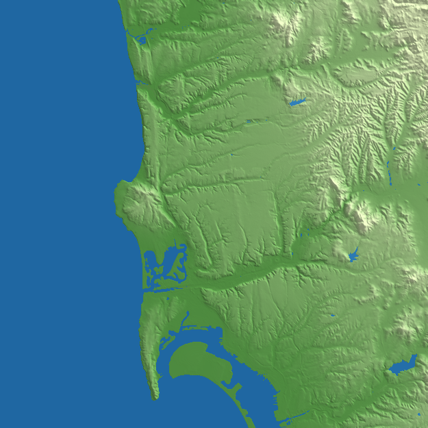 San Diego terrain preview
