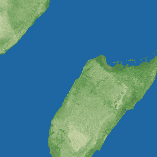 San Miguel de Cozumel terrain preview
