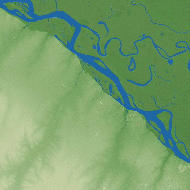San Nicolás de los Arroyos terrain preview
