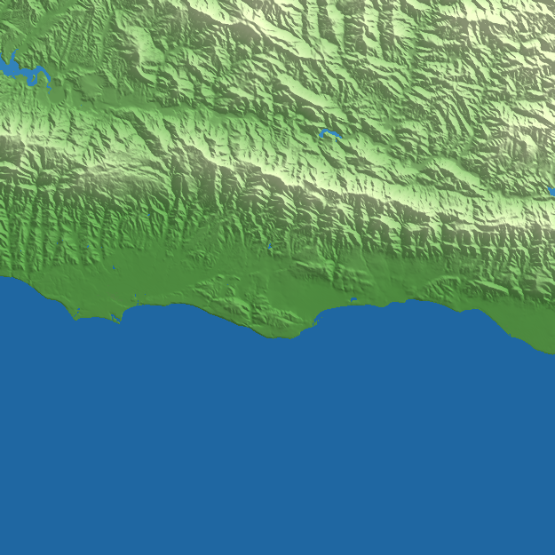 Santa Barbara terrain preview