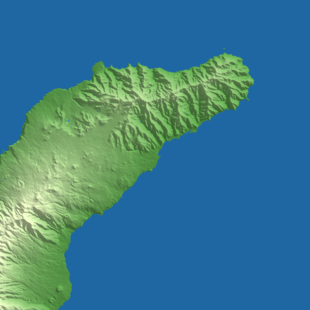 Santa Cruz de Tenerife terrain preview