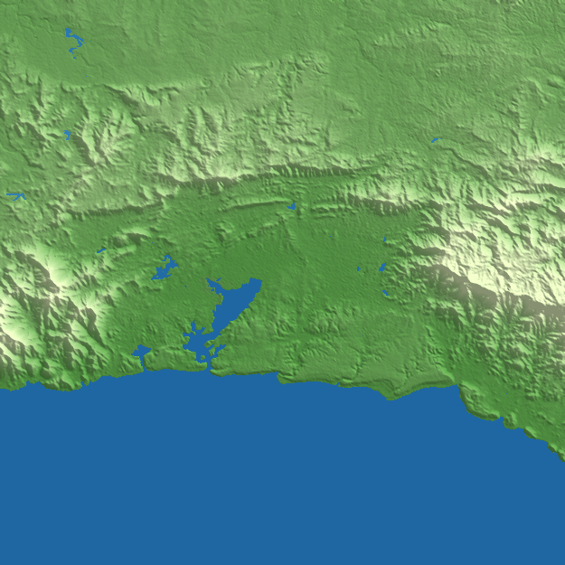Santiago de Cuba terrain preview