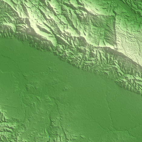 Santiago de los Caballeros terrain preview