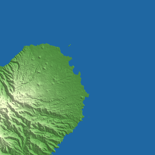 São Tomé terrain preview