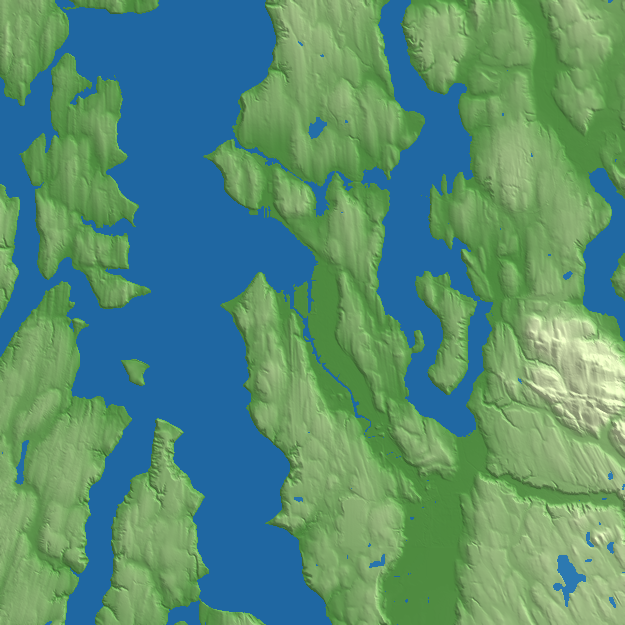 Seattle terrain preview