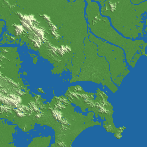 Shantou terrain preview
