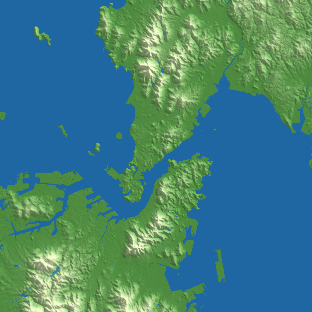 Shimonoseki terrain preview
