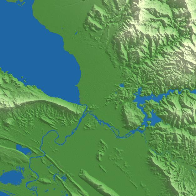Shkodër terrain preview