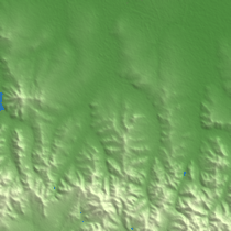 Shuangyashan terrain preview