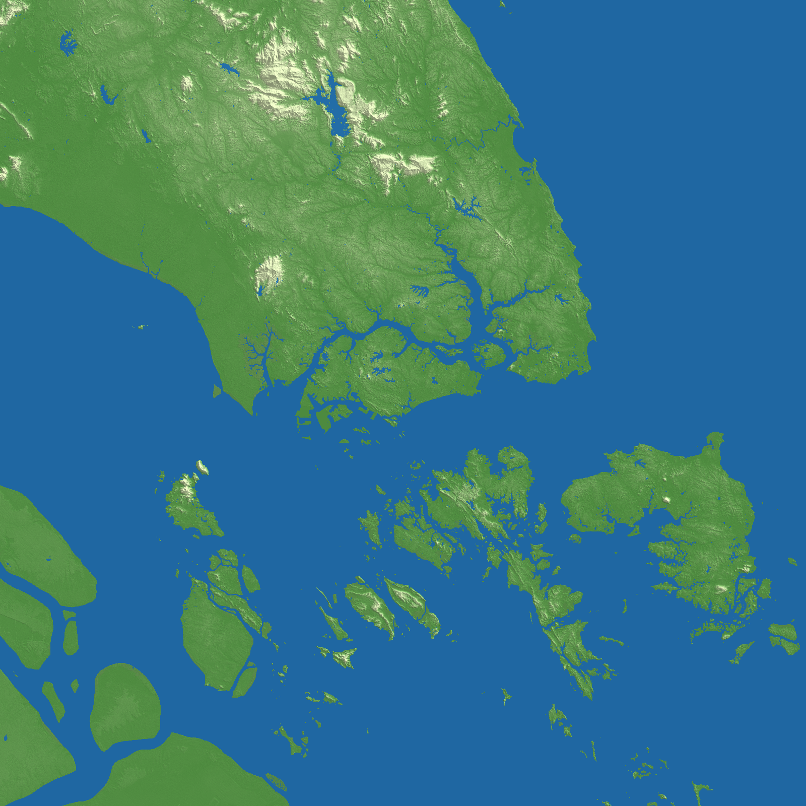 Singapore terrain preview