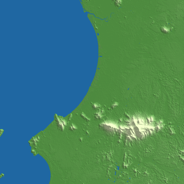 Singkawang terrain preview