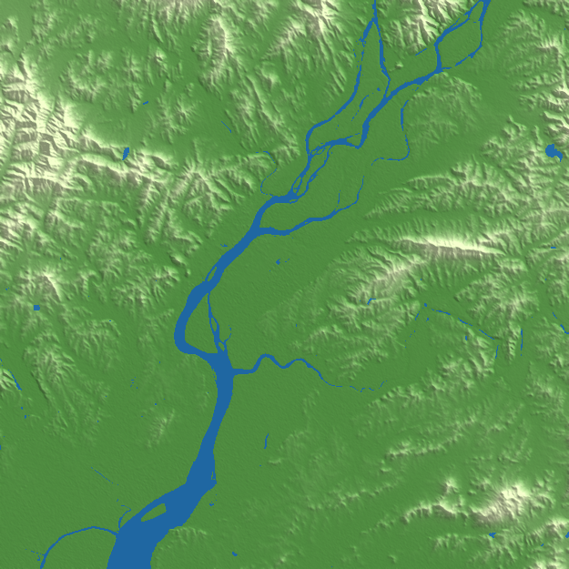 Sinuiju terrain preview
