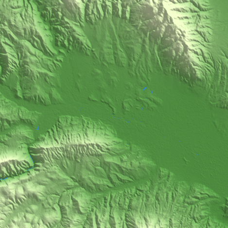 Skopje terrain preview