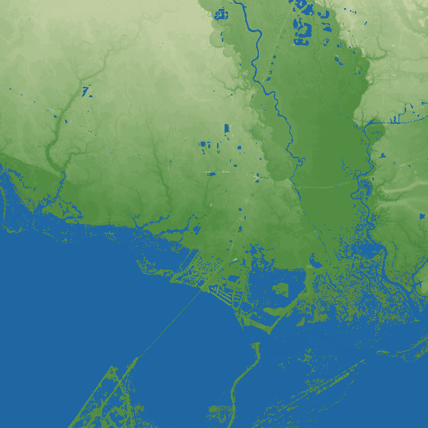 Slidell terrain preview