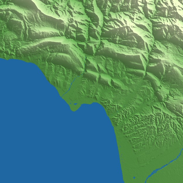 Sukhumi terrain preview