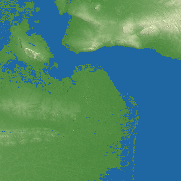 Surabaya terrain preview