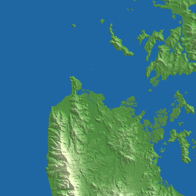Surigao City terrain preview