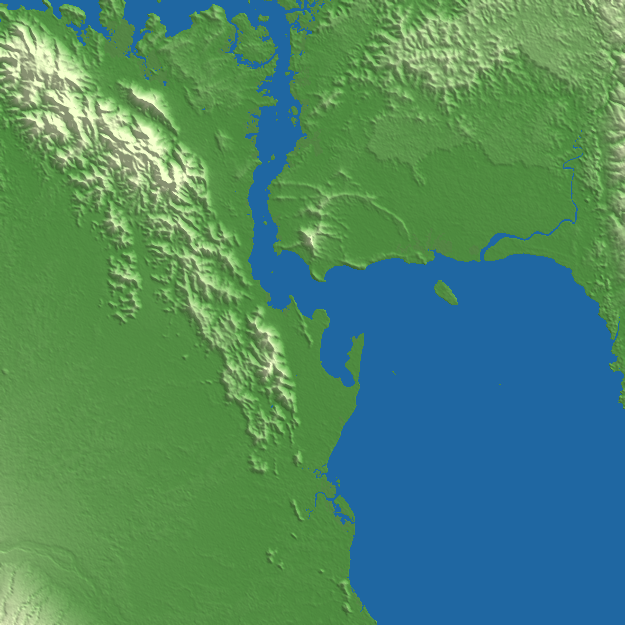 Tacloban terrain preview