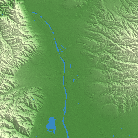 Taiyuan terrain preview