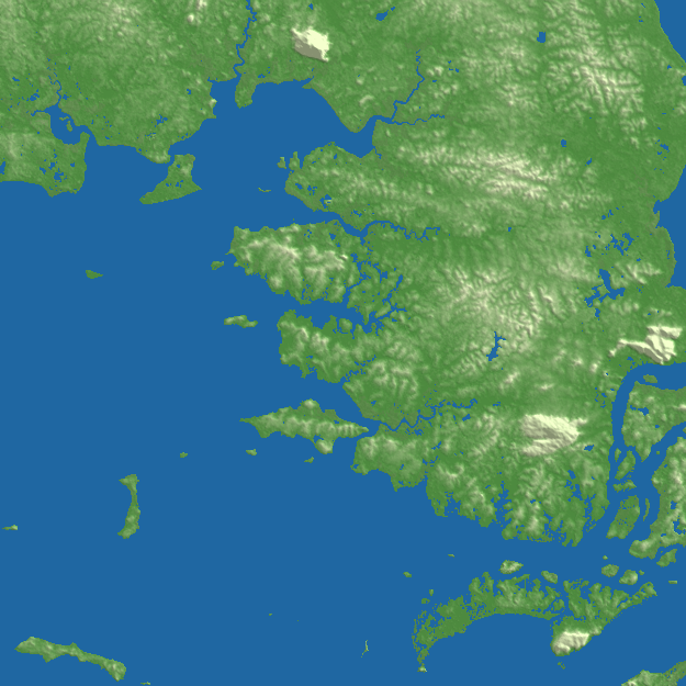 Tanjung Pinang terrain preview