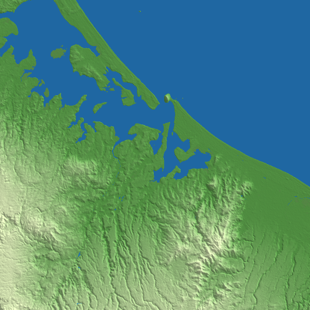 Tauranga terrain preview