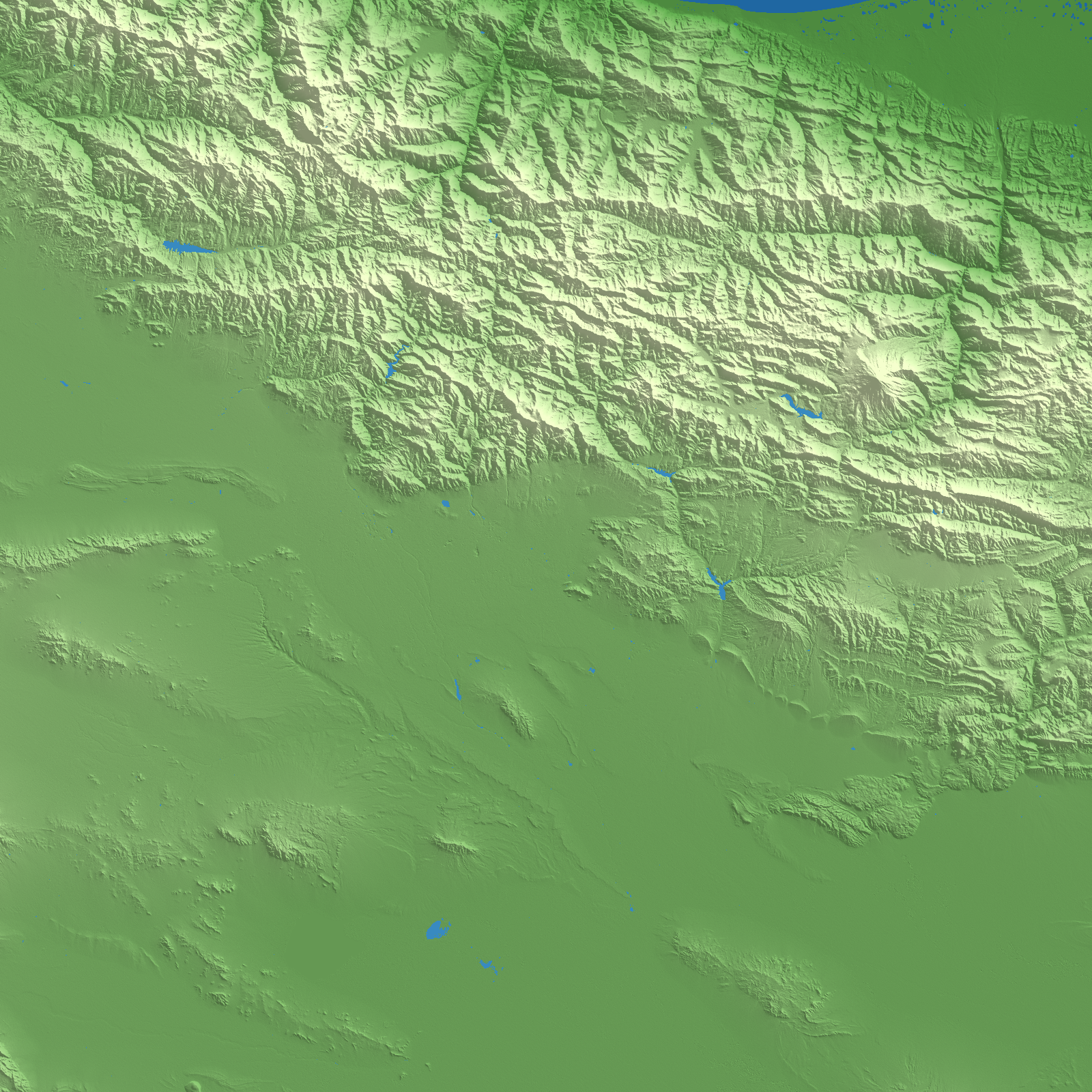 Tehran terrain preview