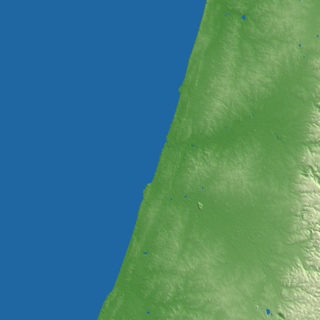 Tel Aviv terrain preview