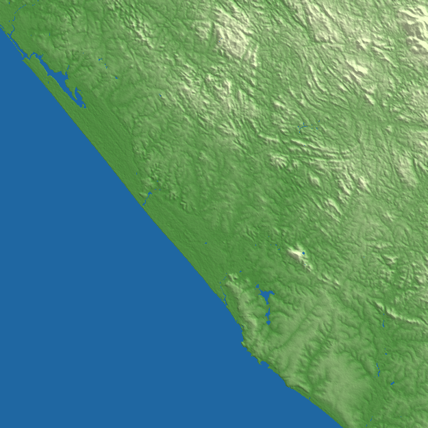 Thiruvananthapuram terrain preview