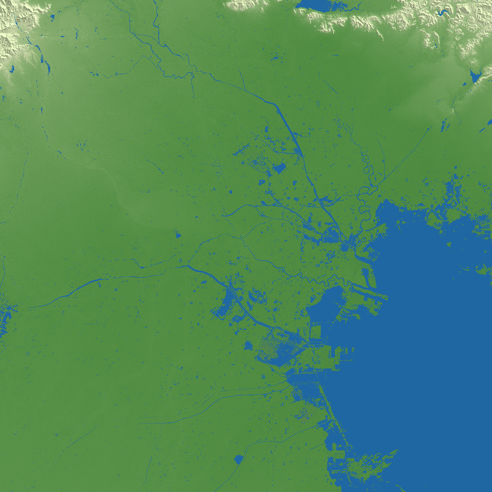 Tianjin terrain preview