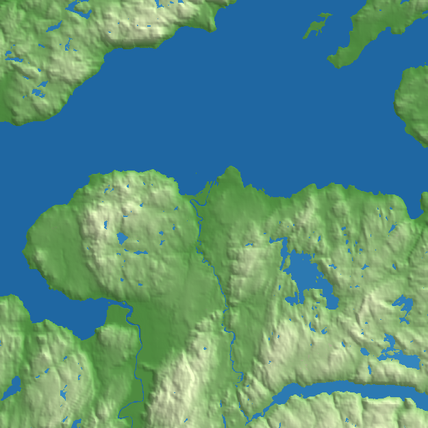 Trondheim terrain preview
