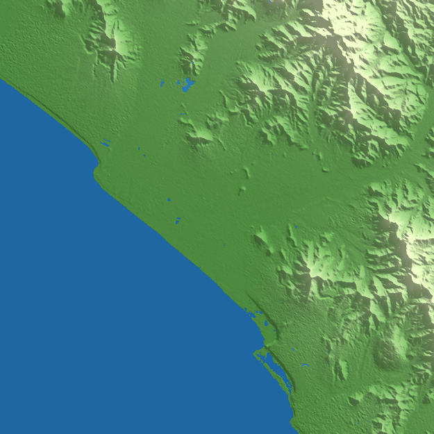 Trujillo terrain preview