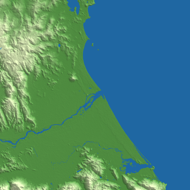 Tuy Hòa terrain preview